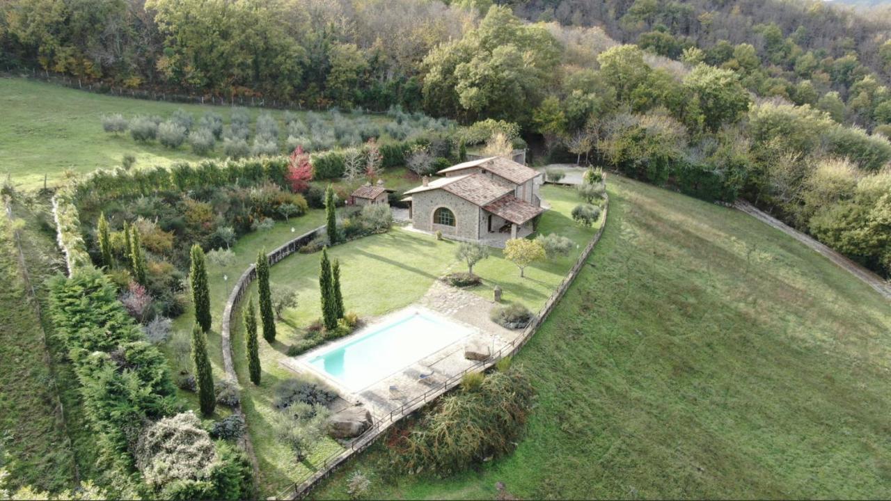 Villa Elisa - Private Pool & Airco Near Reschio Castle Lugnano Exterior foto